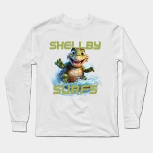 Aquatic Glide Waves Surfing Tee "Shellby" Long Sleeve T-Shirt